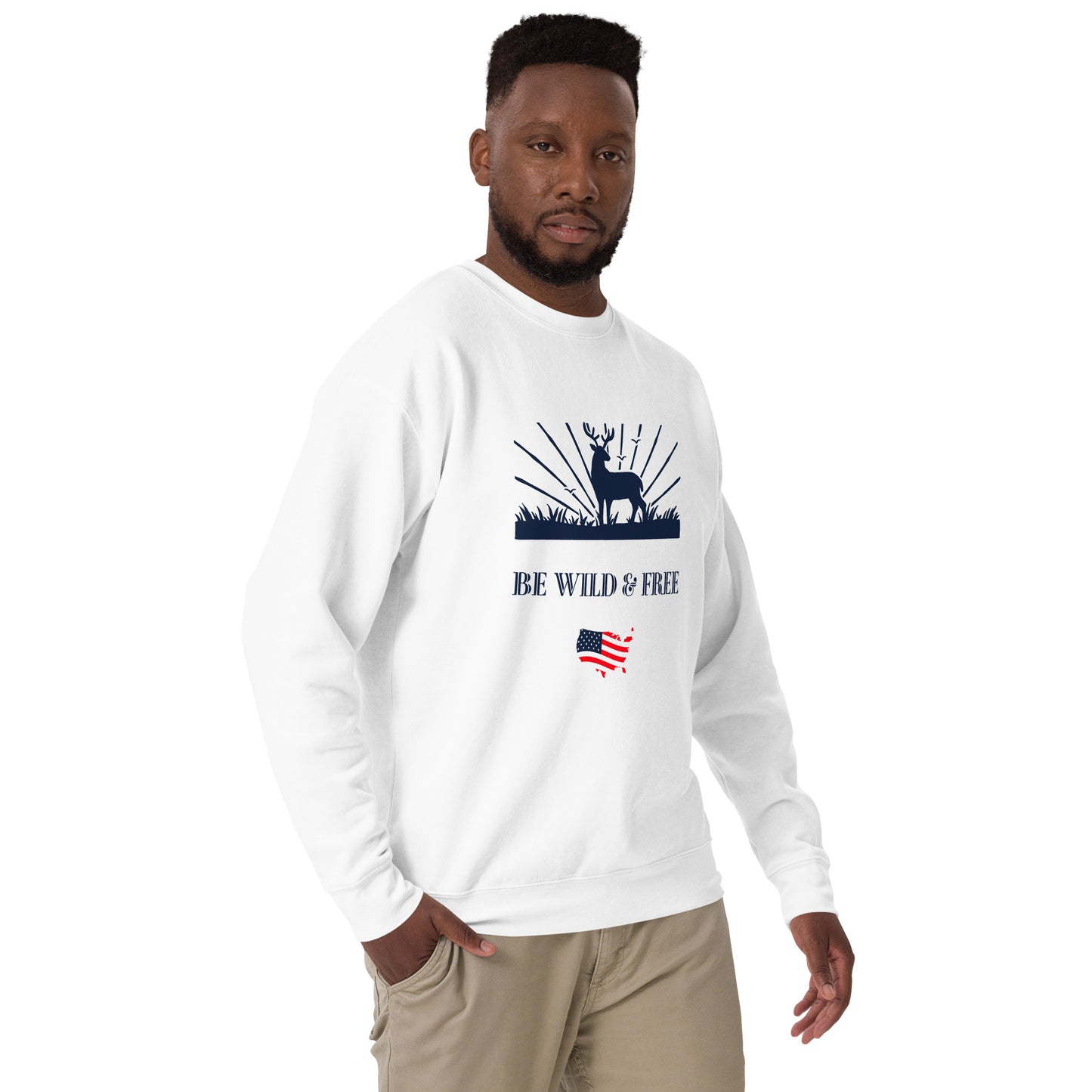 Be Wild & Free Unisex Premium Sweatshirt