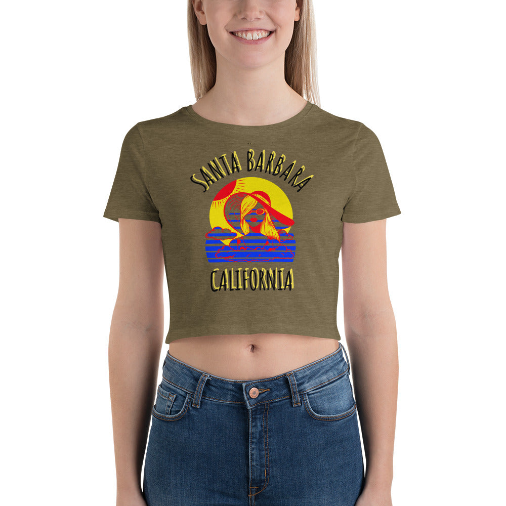 Santa Barbara Women’s Crop Tee