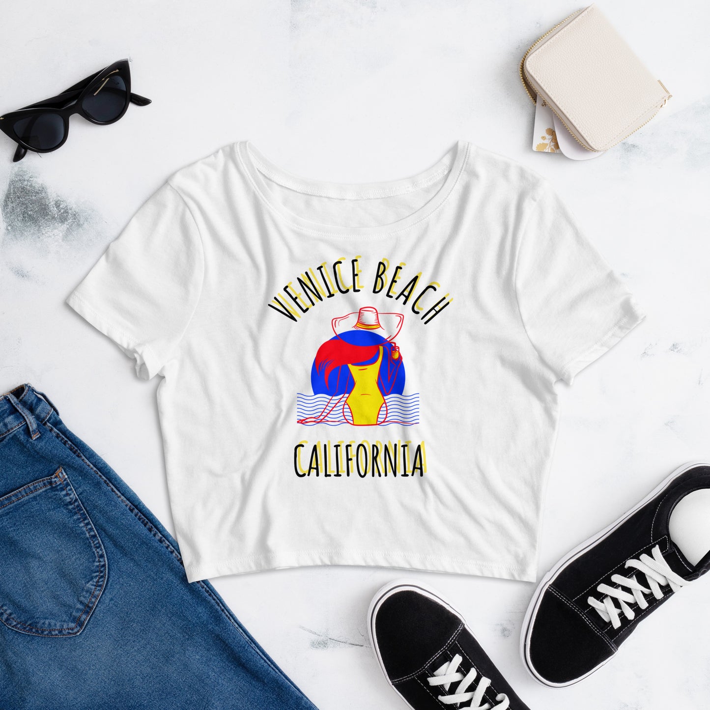 Venice Beach Women’s Crop Tee