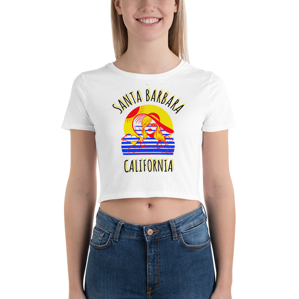 Santa Barbara Women’s Crop Tee