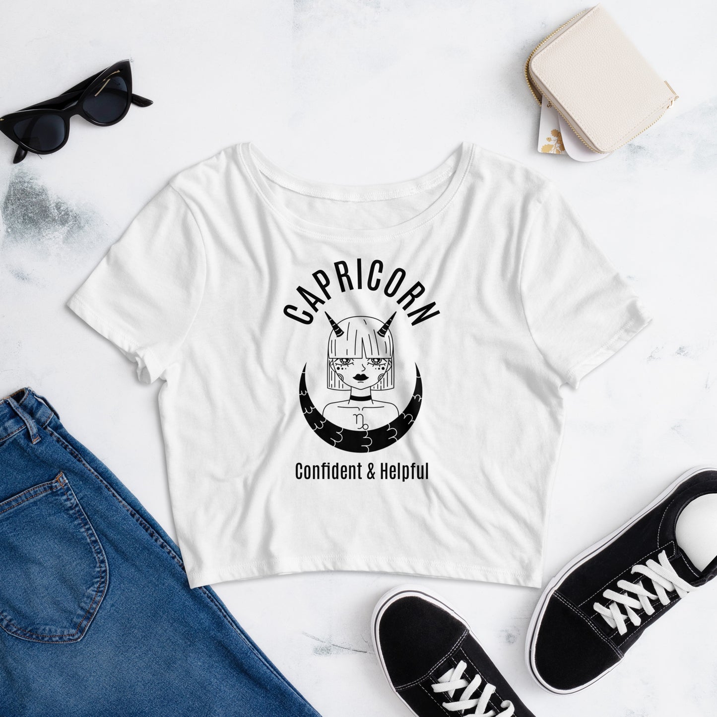 Capricorn Women’s Crop Tee