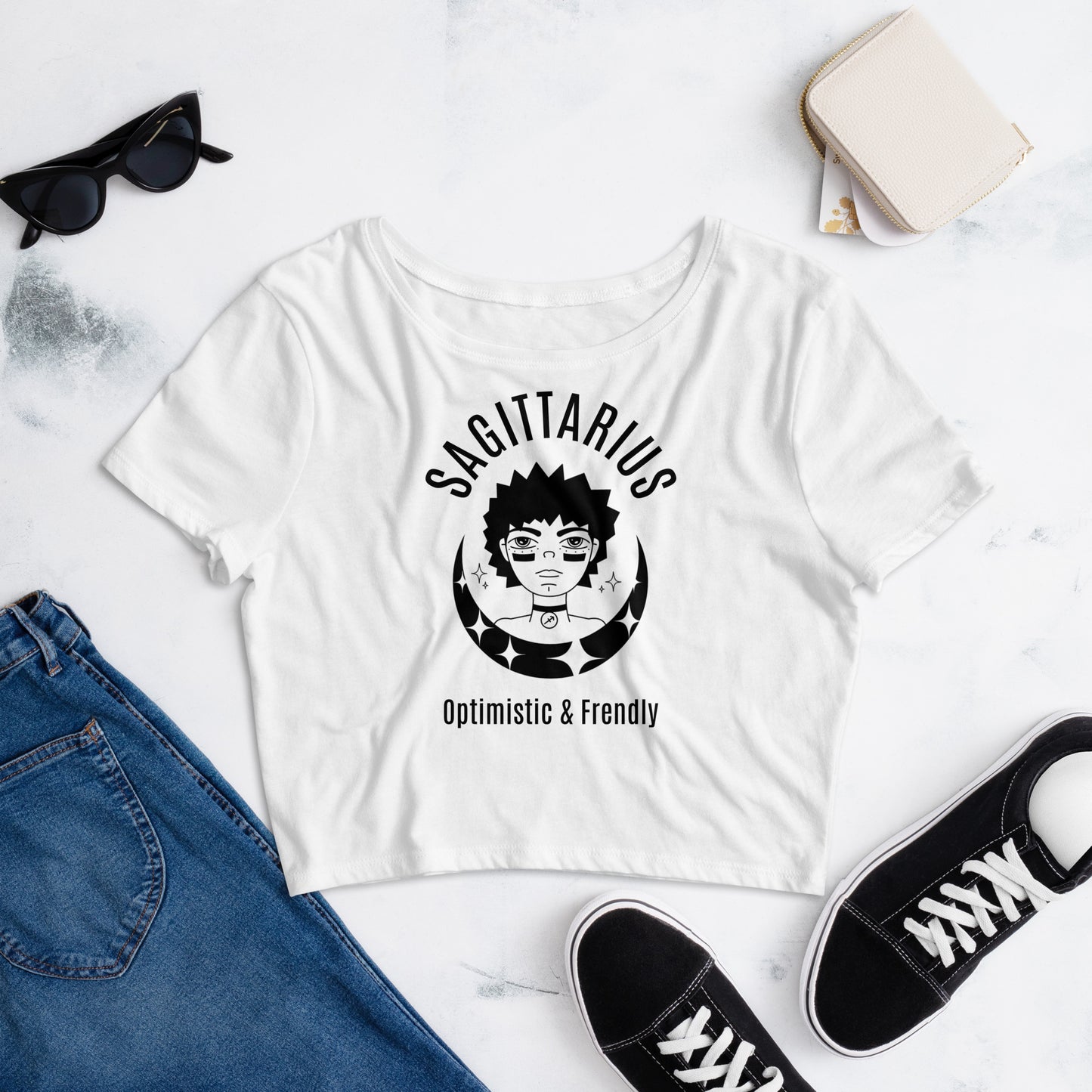 Sagittarius Women’s Crop Tee