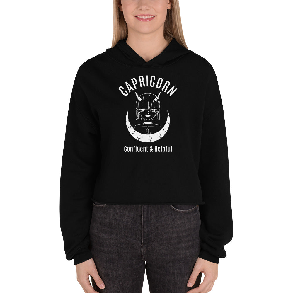 Capricorn Crop Hoodie