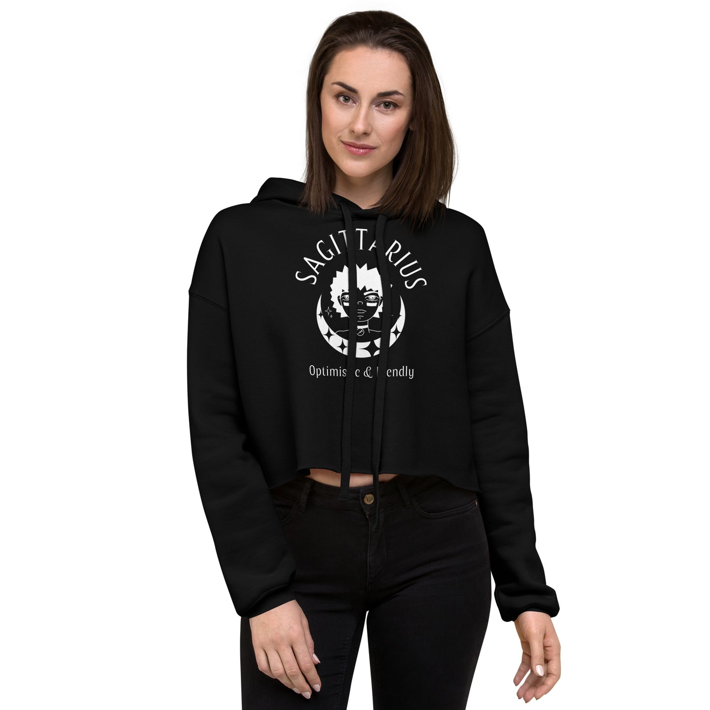 Sagittarius Crop Hoodie