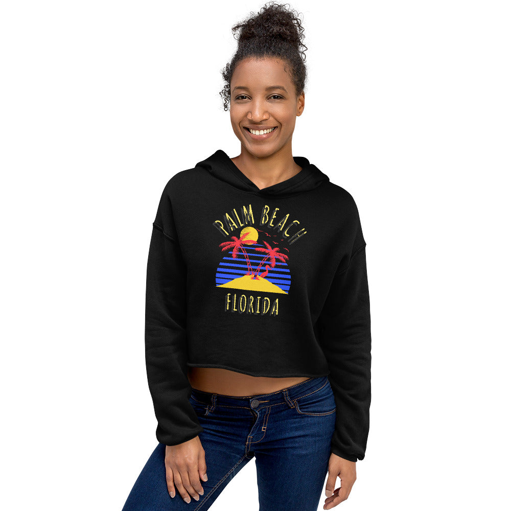 Palm Beach Women's Crop Hoodie