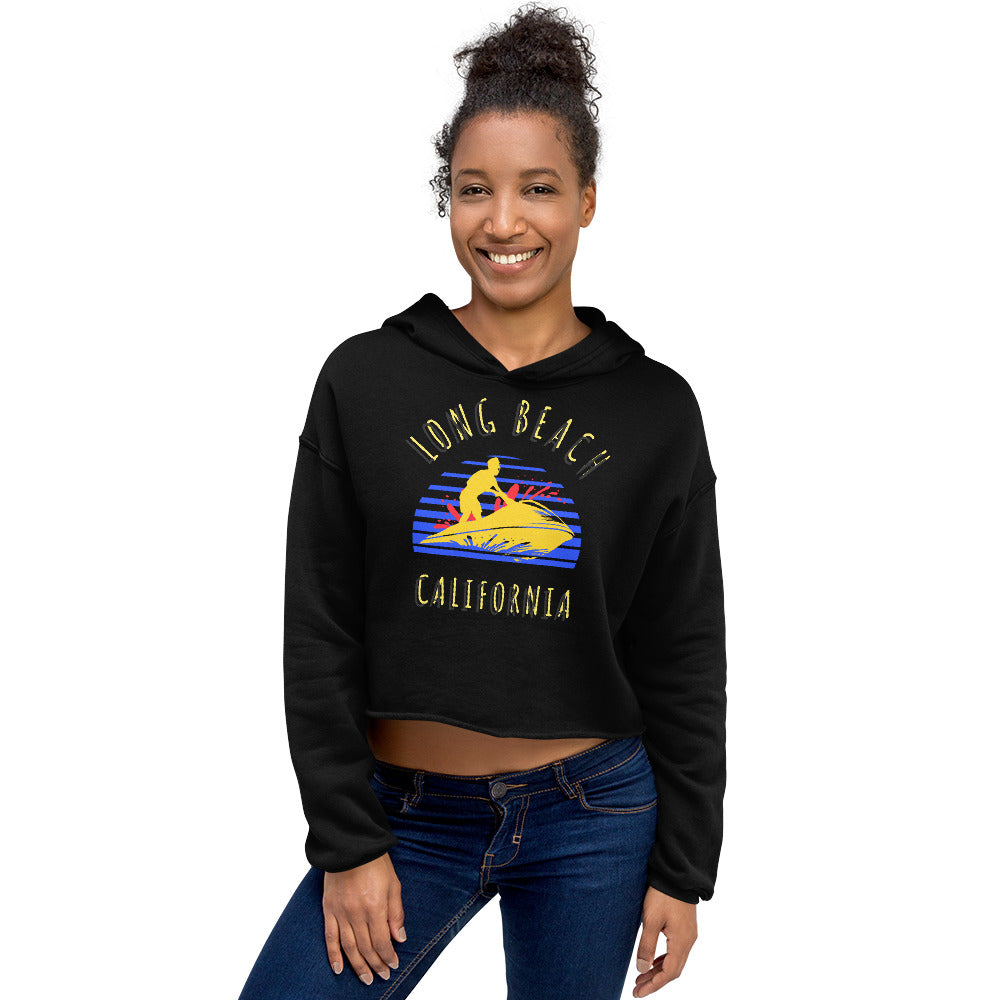 Long Beach Women's Crop Hoodie