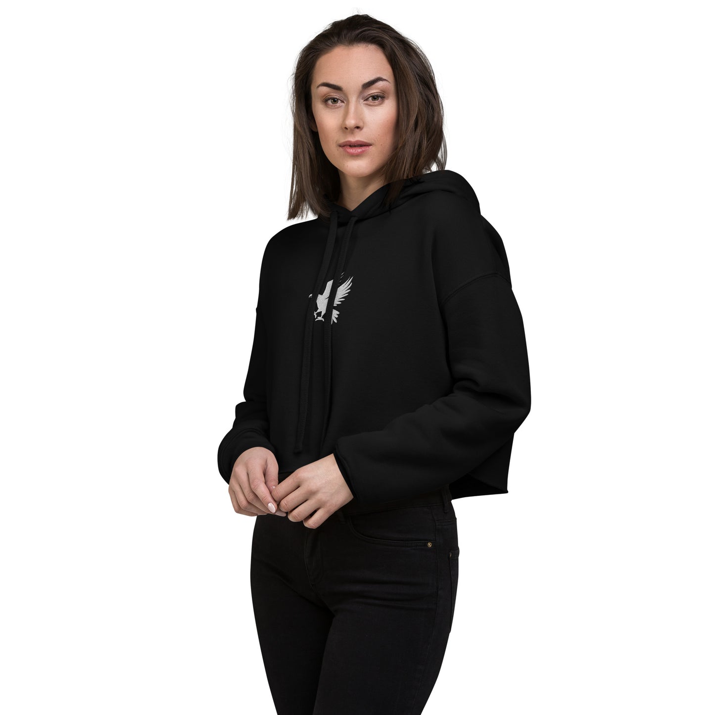 Eagle Women's Crop Hoodie