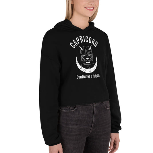 Capricorn Crop Hoodie