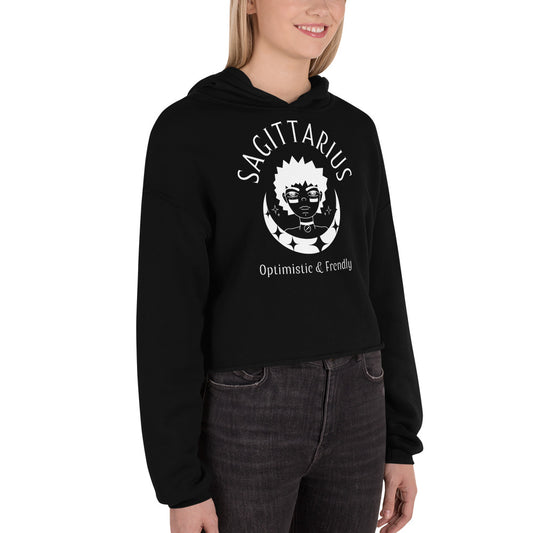 Sagittarius Crop Hoodie