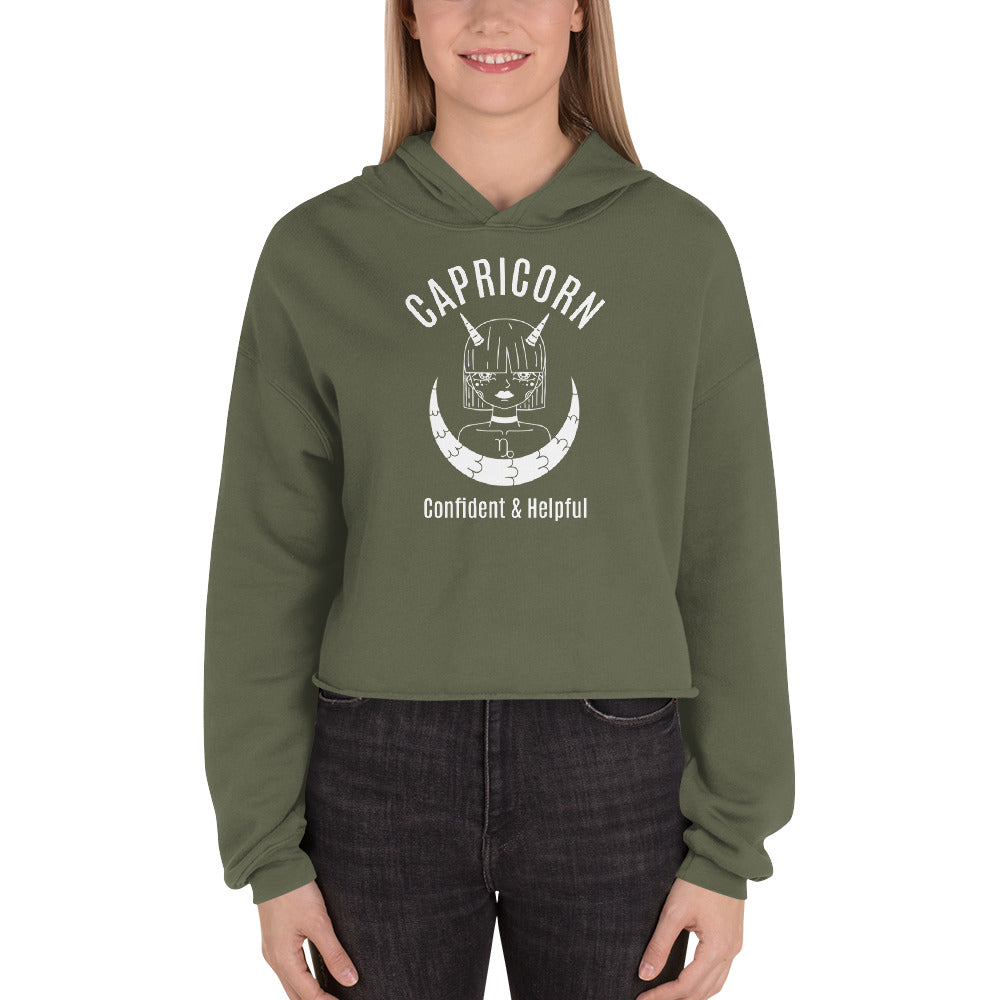 Capricorn Crop Hoodie