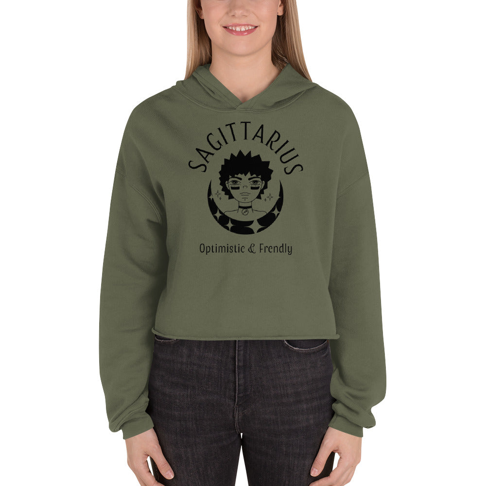 Sagittarius Women's Crop Hoodie