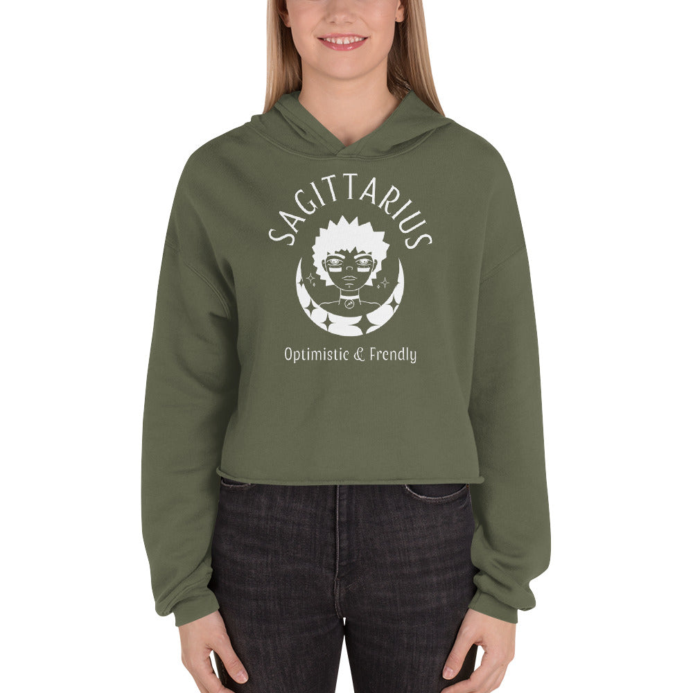 Sagittarius Crop Hoodie