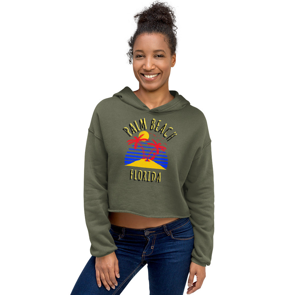 Palm Beach Women's Crop Hoodie