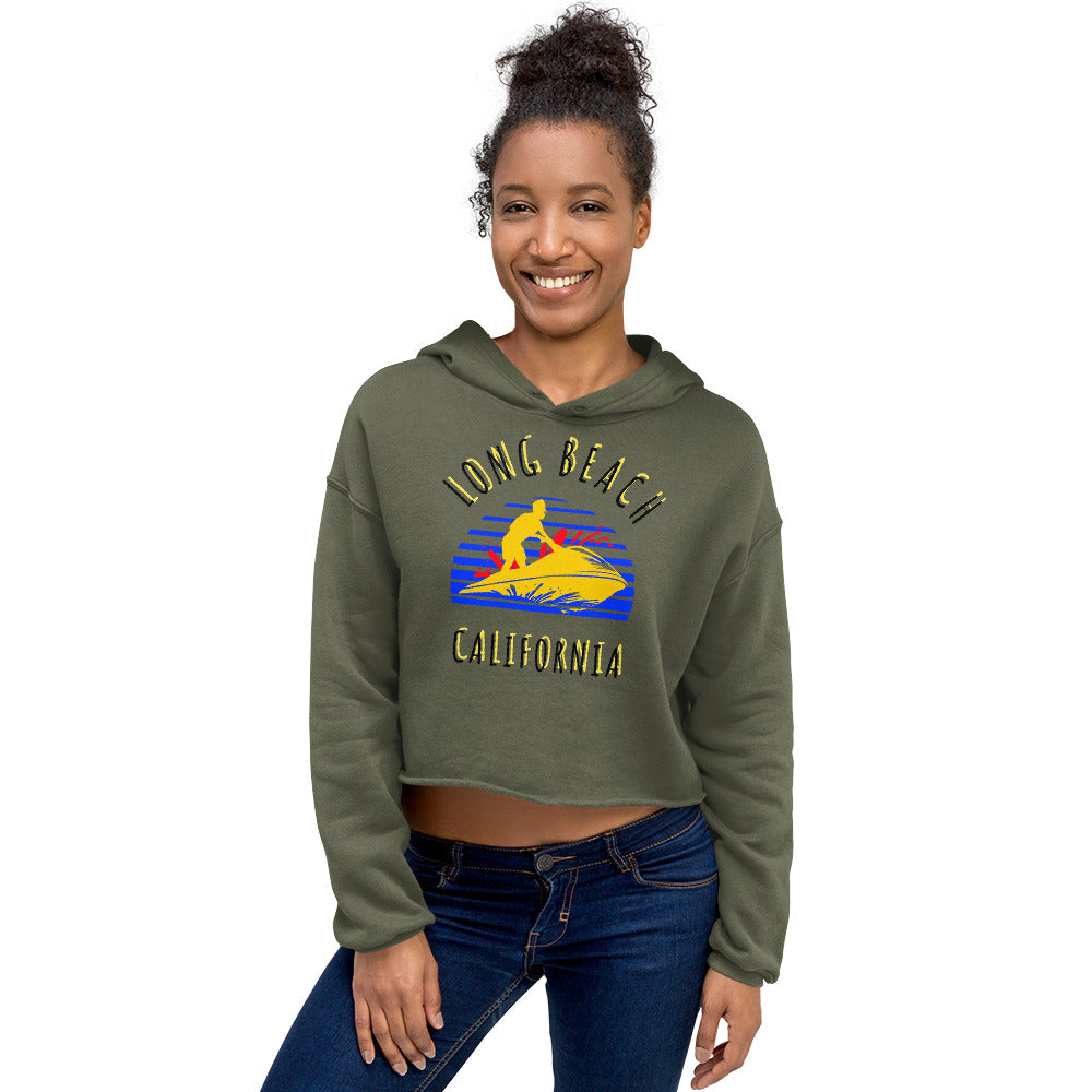 Long Beach Women's Crop Hoodie