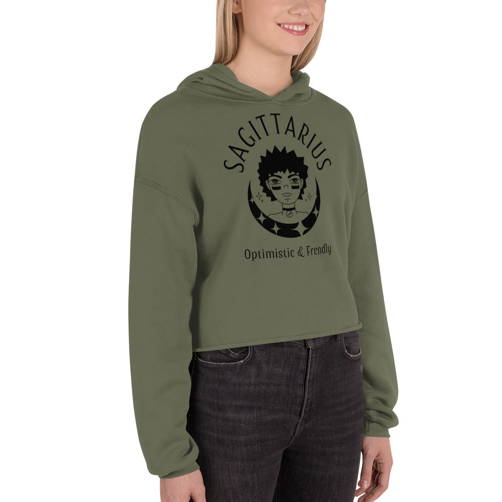 Sagittarius Women's Crop Hoodie