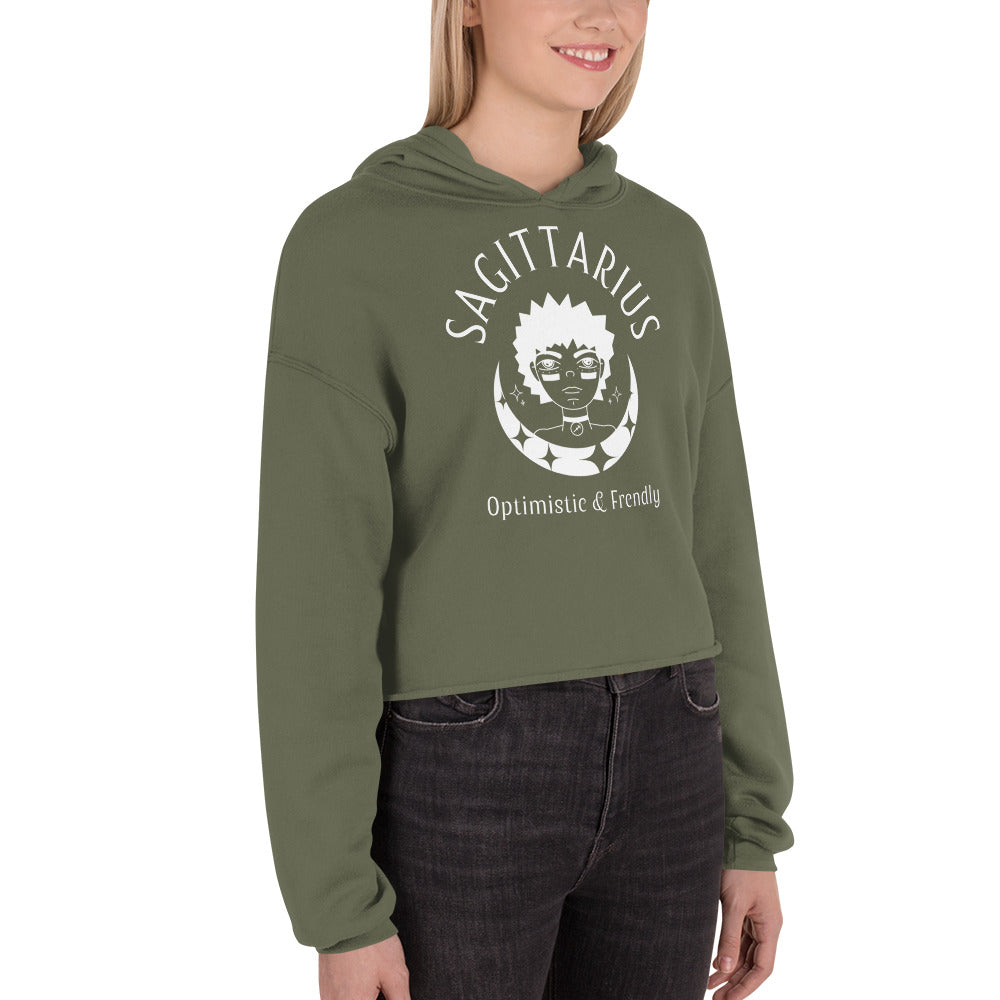 Sagittarius Crop Hoodie