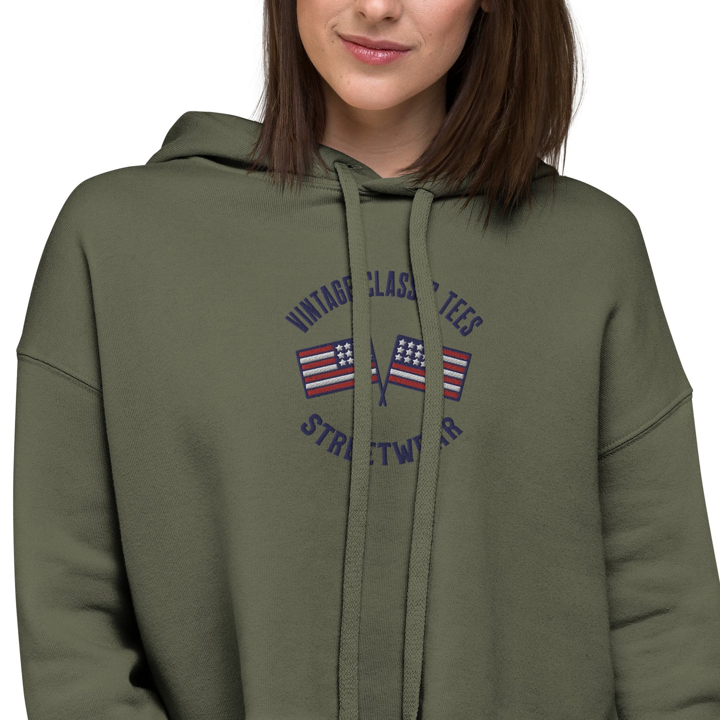 Logo Women's Crop Hoodie