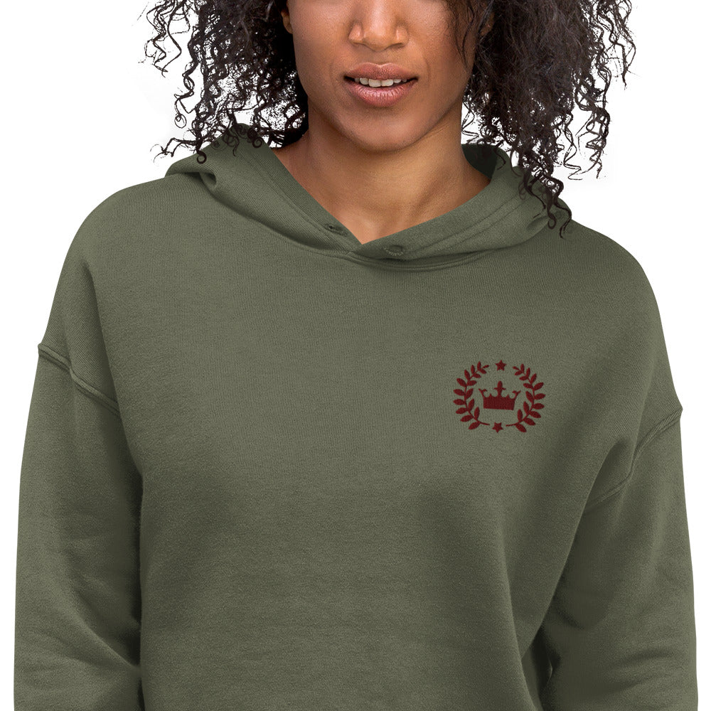 Victory Women's Crop Hoodie