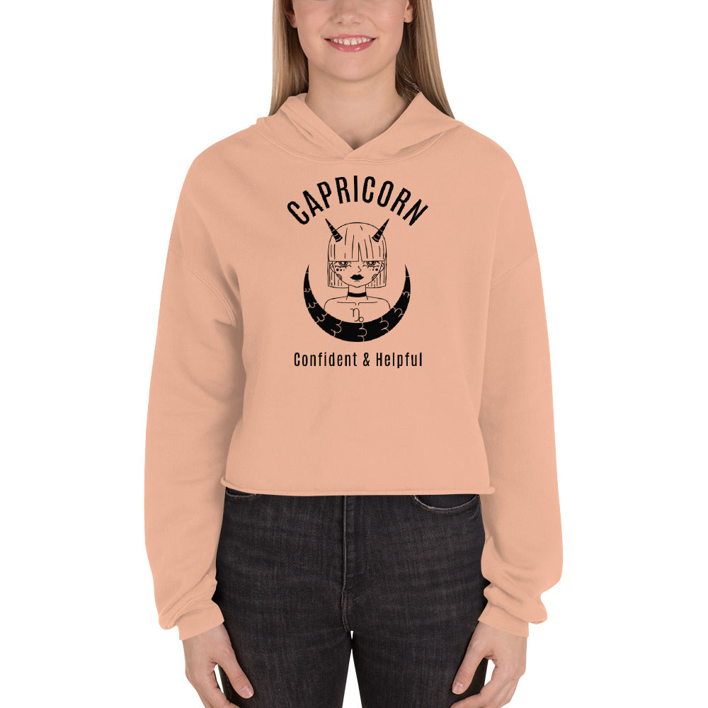 Capricorn Women's Crop Hoodie