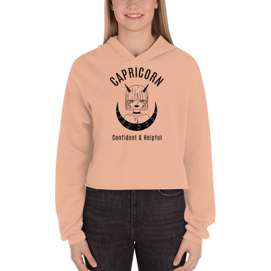 Capricorn Women's Crop Hoodie