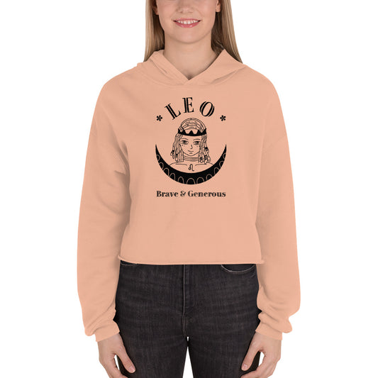 Leo Women's Crop Hoodie