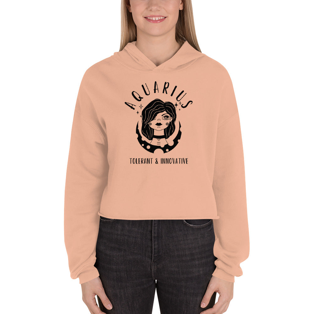 Aquarius Women's Crop Hoodie