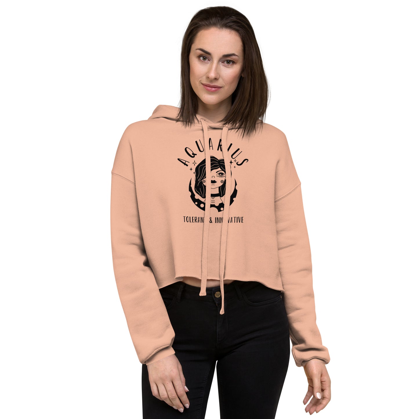 Aquarius Women's Crop Hoodie