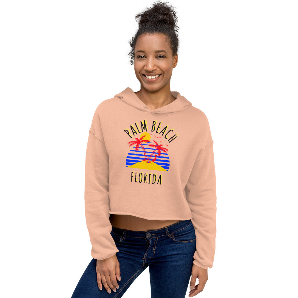 Palm Beach Women's Crop Hoodie