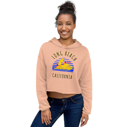 Long Beach Women's Crop Hoodie