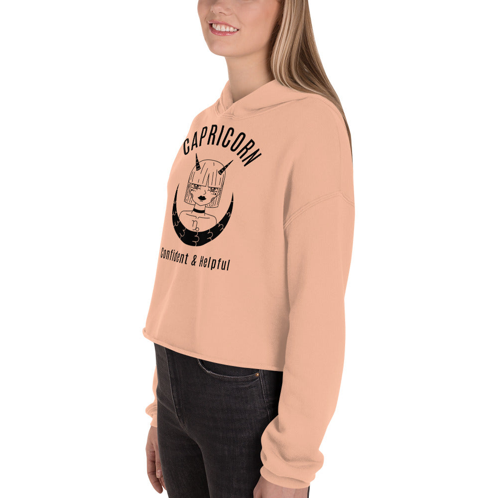 Capricorn Women's Crop Hoodie