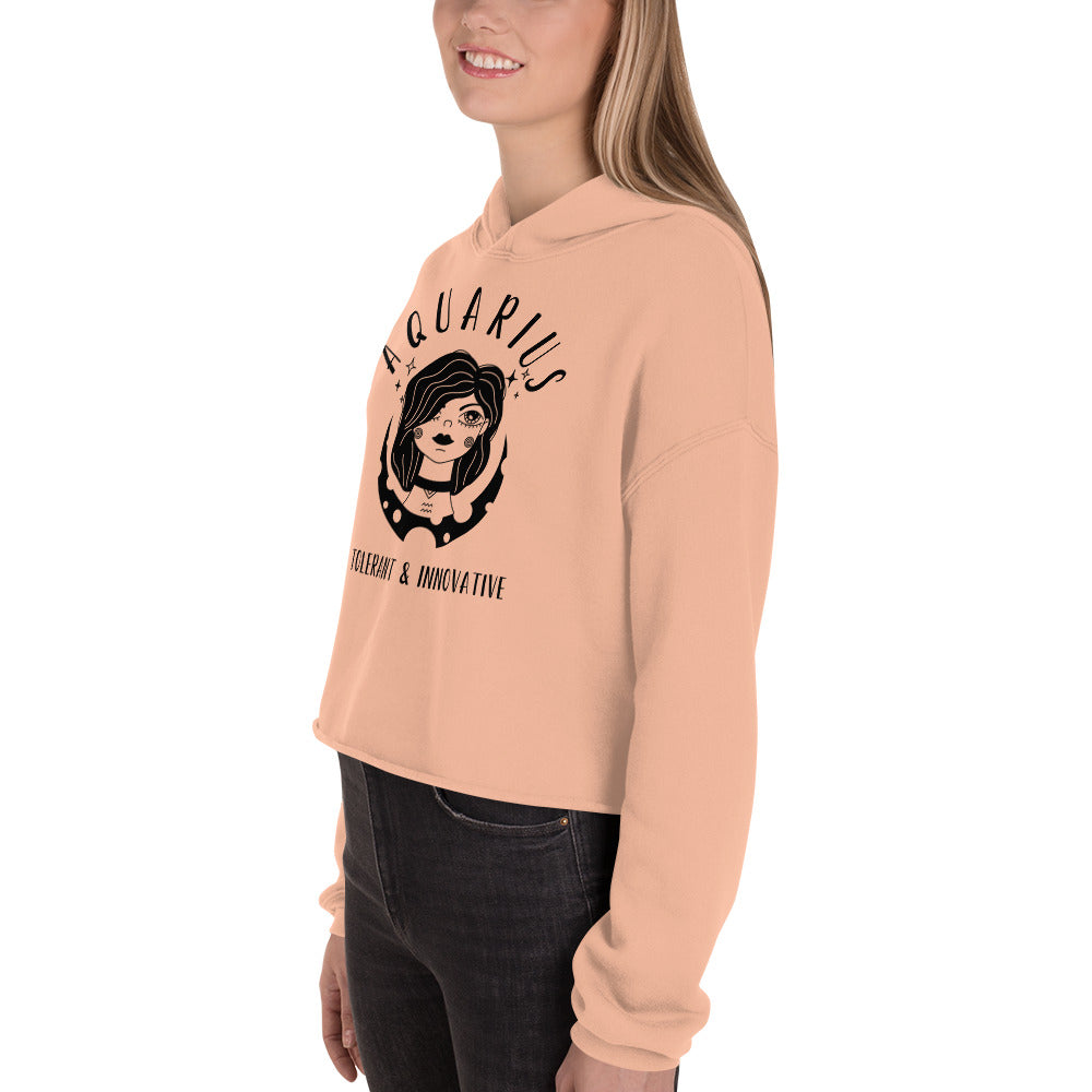 Aquarius Women's Crop Hoodie