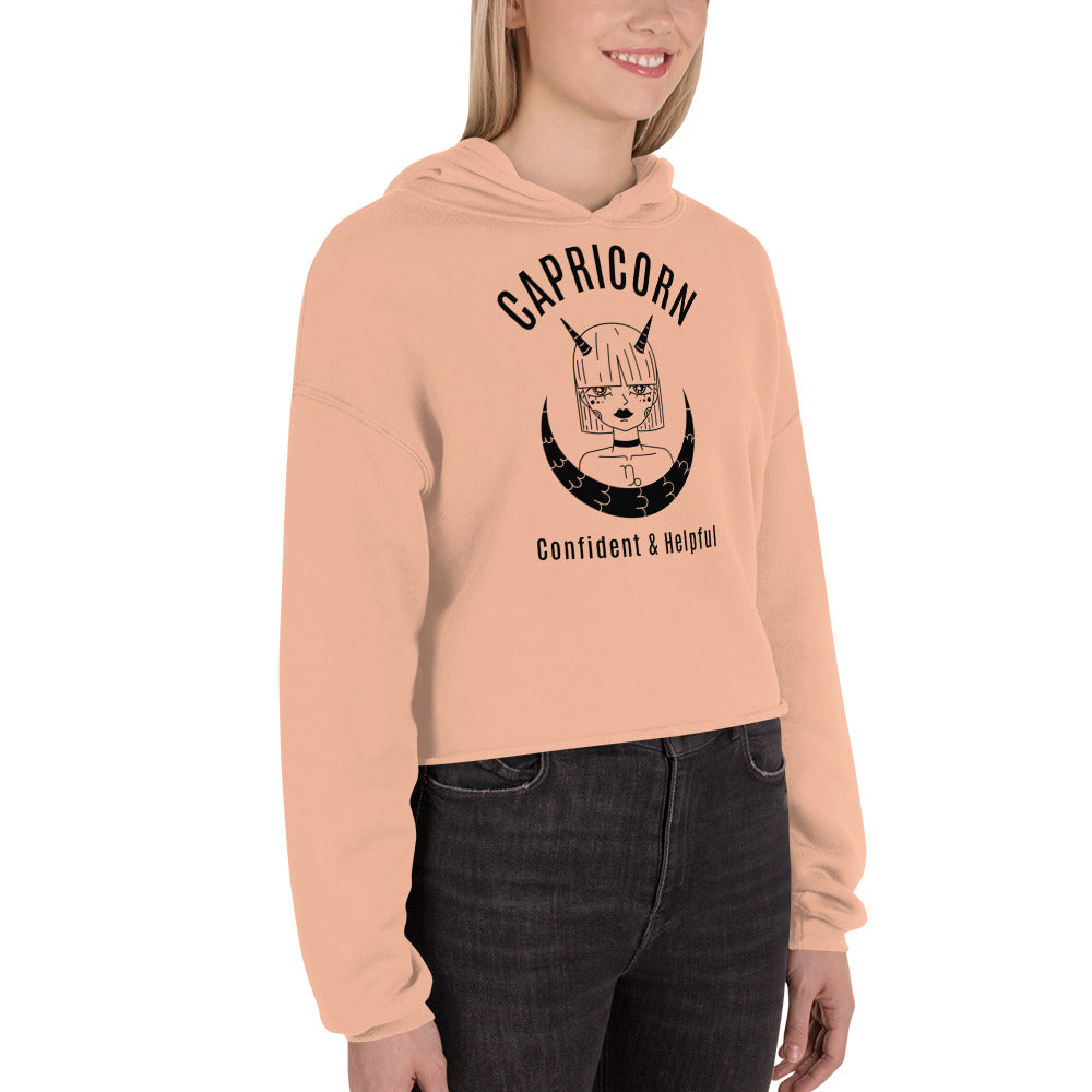 Capricorn Women's Crop Hoodie