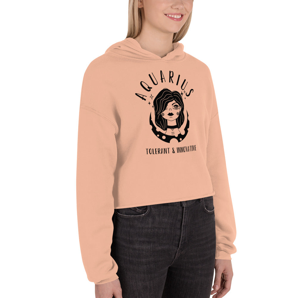 Aquarius Women's Crop Hoodie