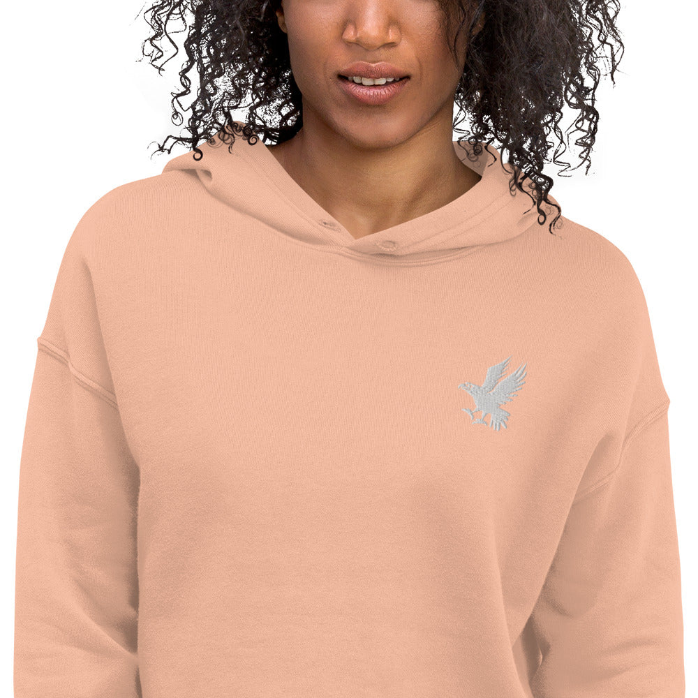 US Eagle Crop Hoodie