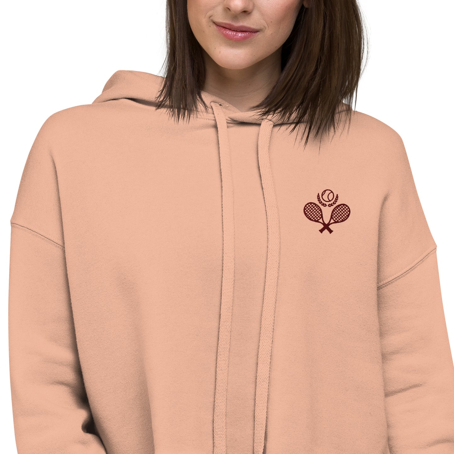 Tennis Club Crop Hoodie