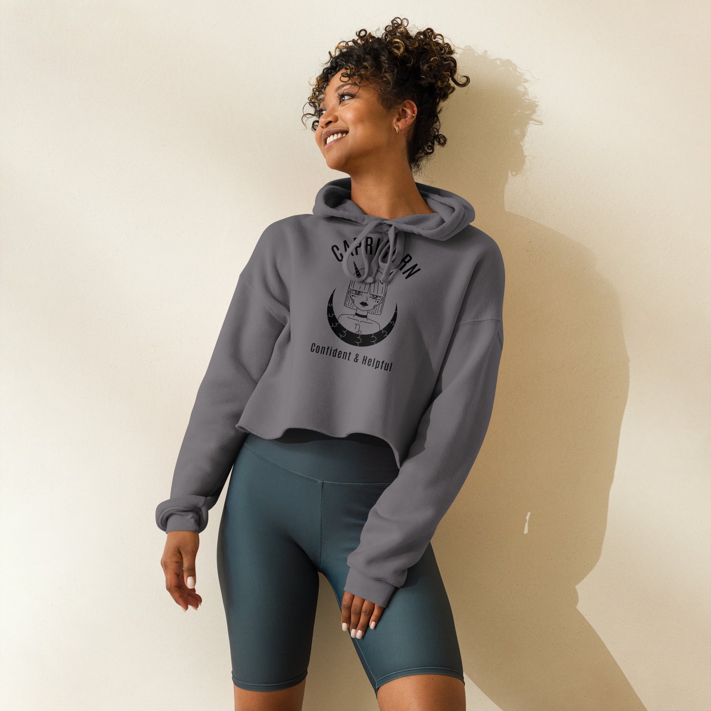 Capricorn Women's Crop Hoodie