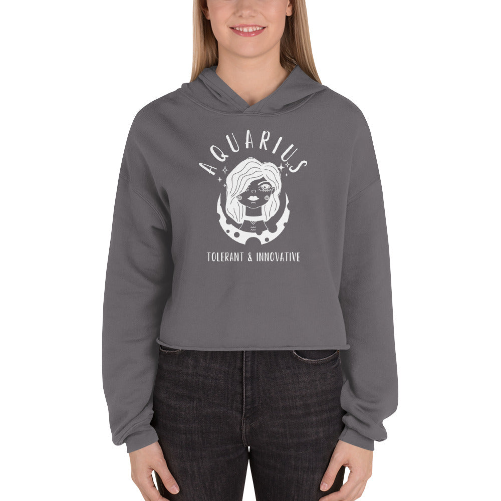 Aquarius Crop Hoodie