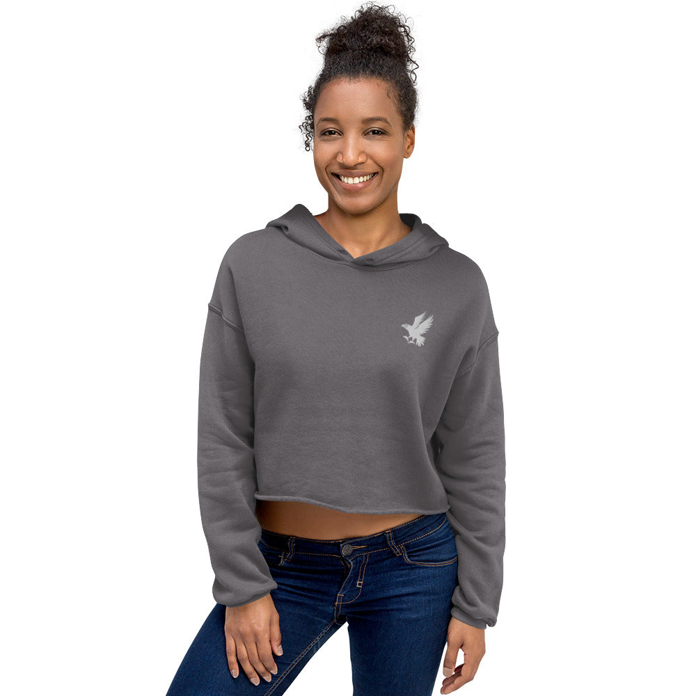 US Eagle Crop Hoodie