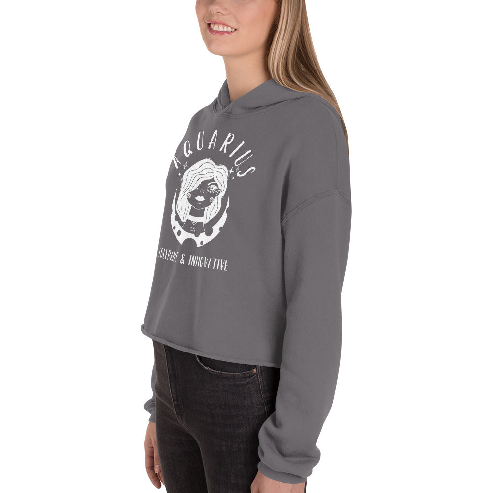 Aquarius Crop Hoodie