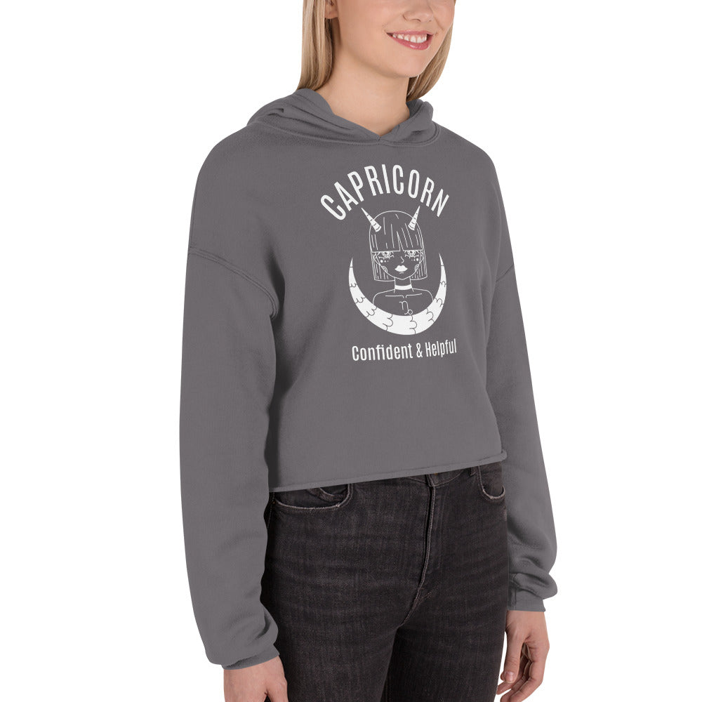 Capricorn Crop Hoodie