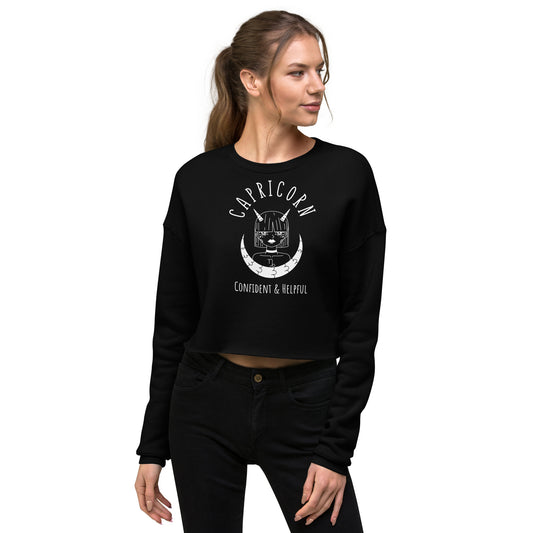 Capricorn Women's Crop Sweatshirt