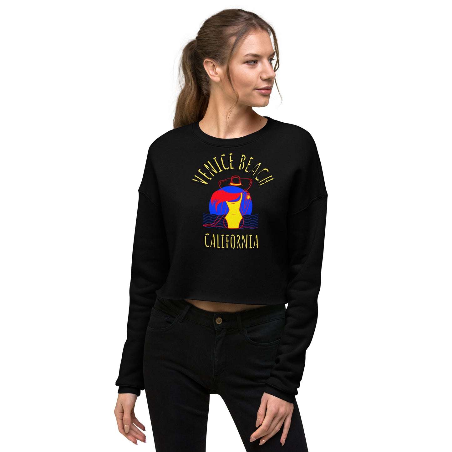 Venice Beach Women's Crop Sweatshirt