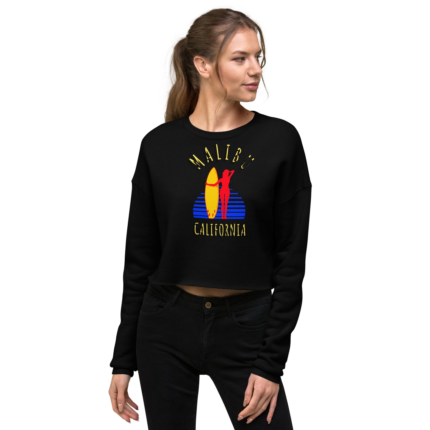 Malibu Women's Crop Sweatshirt