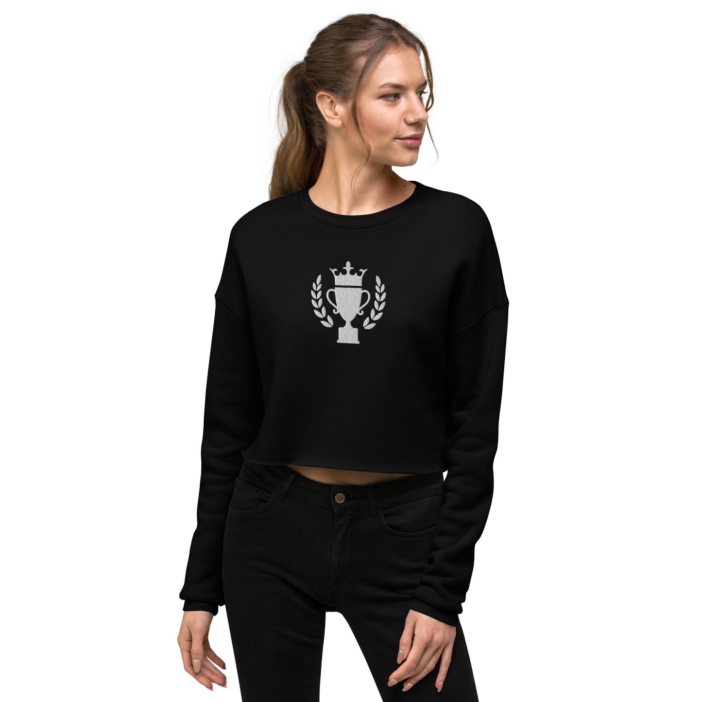 Golf Trophy Women's Crop Sweatshirt