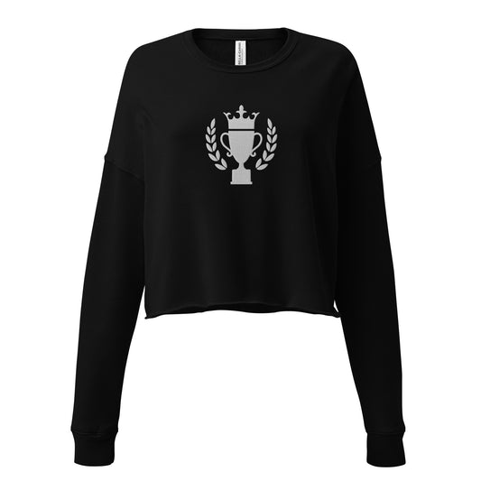 Golf Trophy Women's Crop Sweatshirt