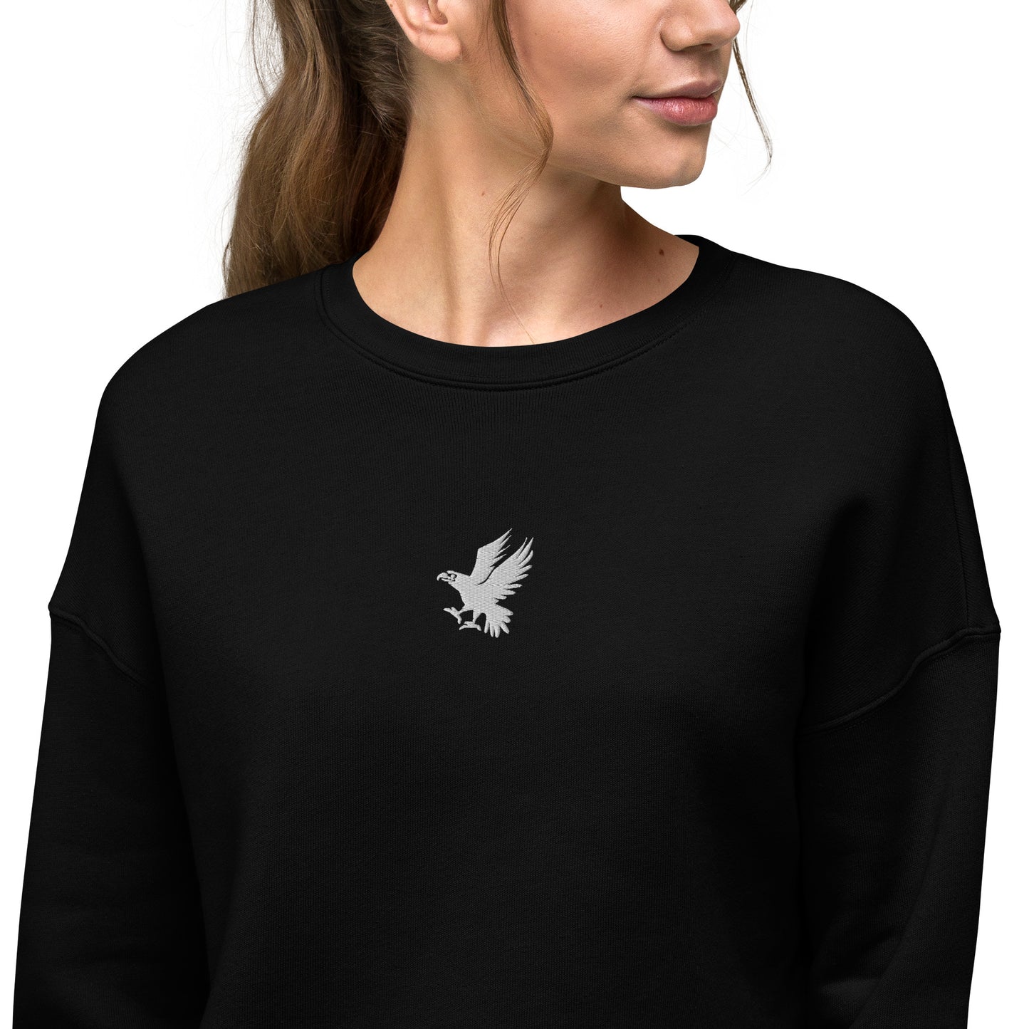 US Eagle Crop Sweatshirt