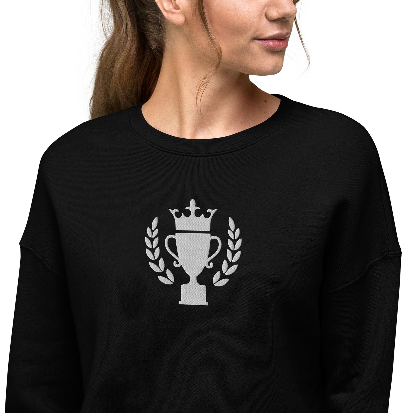 Golf Trophy Women's Crop Sweatshirt