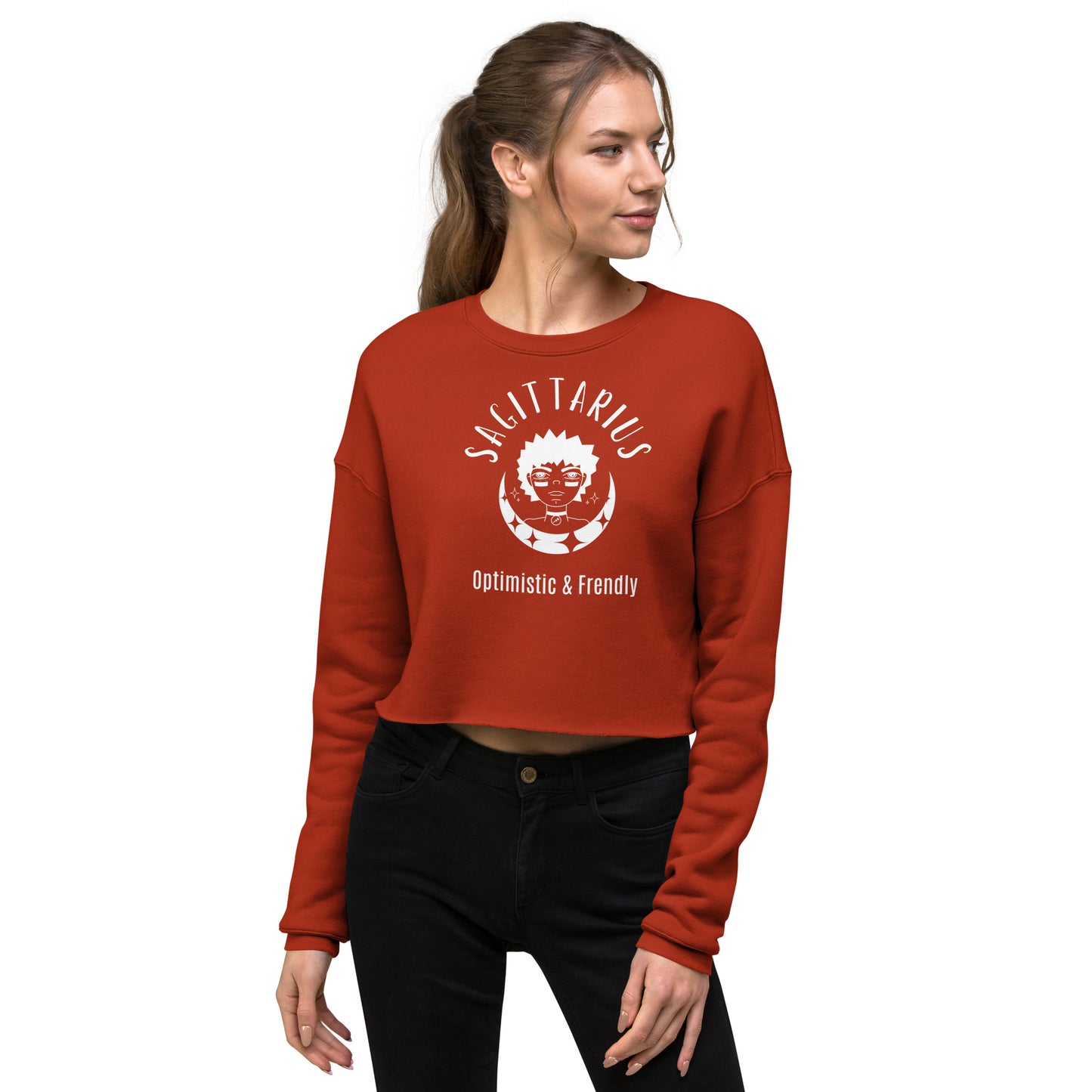 Sagittarius Women's Crop Sweatshirt