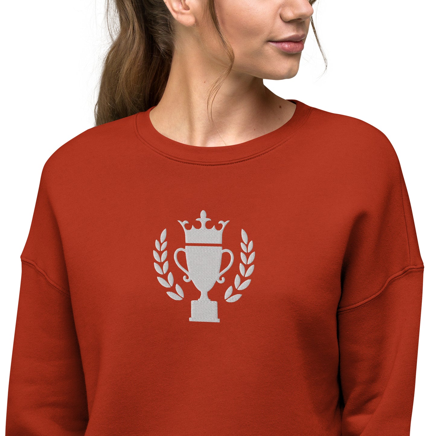 Golf Trophy Women's Crop Sweatshirt