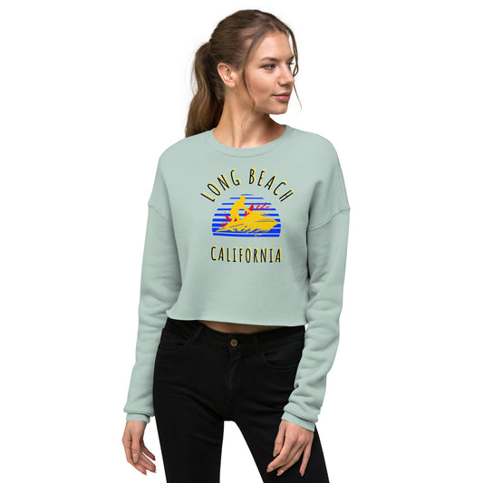 Long Beach Women's Crop Sweatshirt